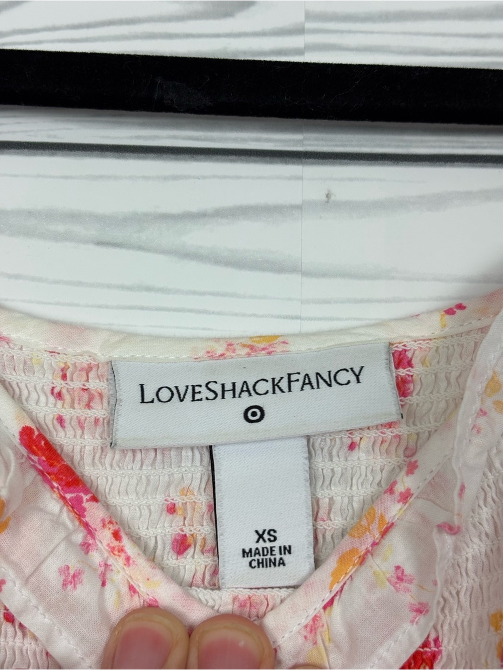 LoveShackFancy X Target Cosette smocked bodice floral midi dress XS - Picture 4 of 6